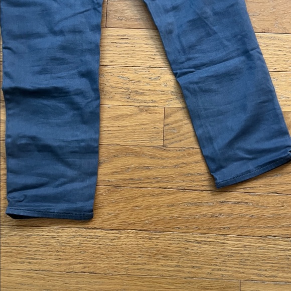 AG Adriano Goldschmied The Prima Crop Mid Rise Cigarette Crop Slate Blue Jeans - Picture 9 of 10
